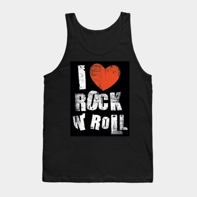 I Love Rock And Roll Tank Top by Vlogger McGamer